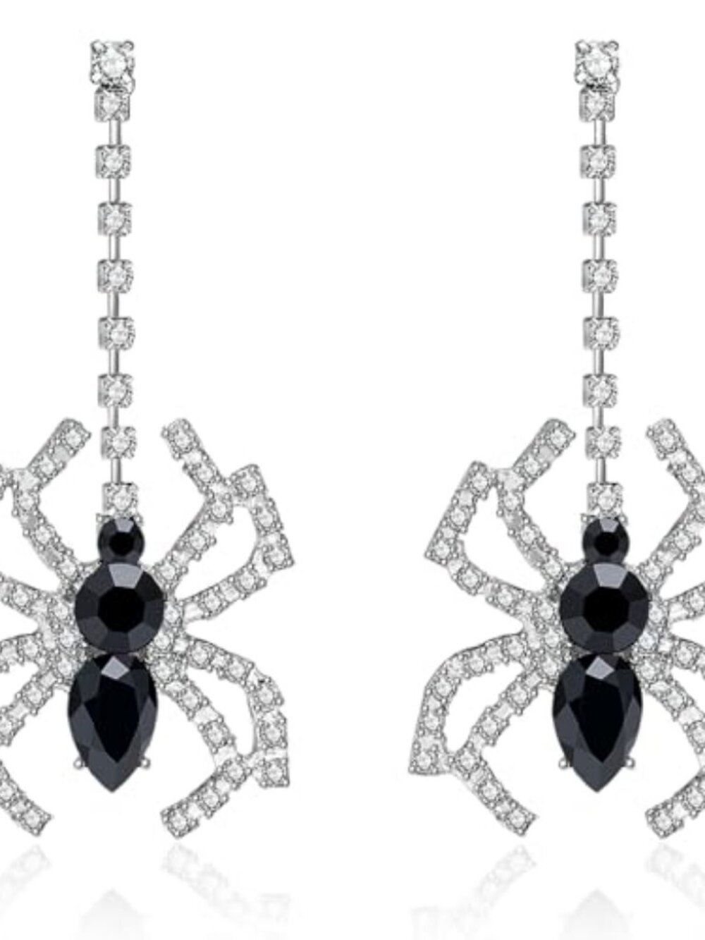 Spider Dangle Earrings for Women, Gothic Jewelry, Spider Drop Earrings
